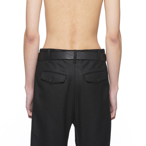 JULIUS 917ACU22 Black / Leather Belt